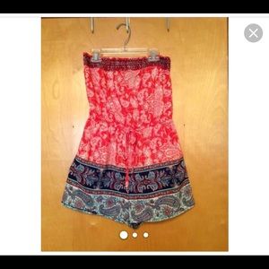 BeBop Women’s strapless short romper